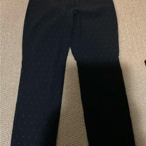 Van Heusen Black Patterned Trousers
